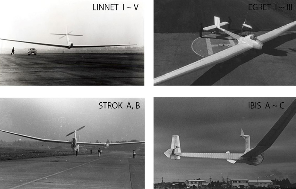 開発初期〜長距離飛行世界記録挑戦（1963〜1980年）