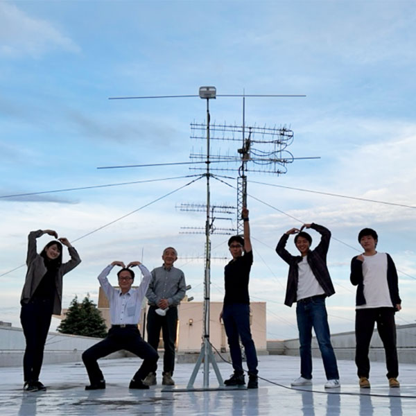 流星電波観測アンテナ